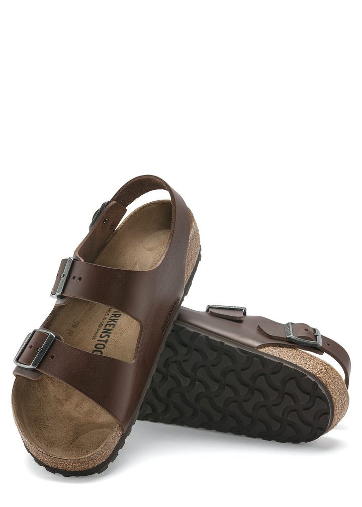 birkenstock milano tobacco Big Buckle 1031782 Brown Oiled Leather Narr Shirley Allum Boutique The outsole is made of flexible EVA for a lightweight yet shock absorbent stride Birkenstock - Milano Leather Vintage