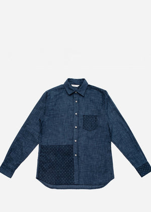 3sixteen Indigo Block Shirt