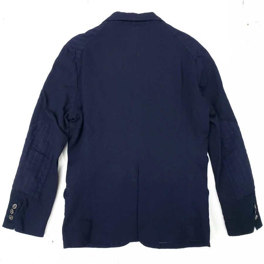 Graph Zero Deep Indigo Sashiko Tailored Jacket - Mildblend Supply Co