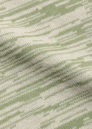 Far Afield Newport Knitted Top Twisted Yarn Turf Green