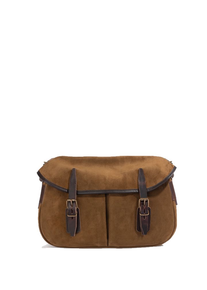 bleu de chauffe Musette S Tobacco Cow Suede