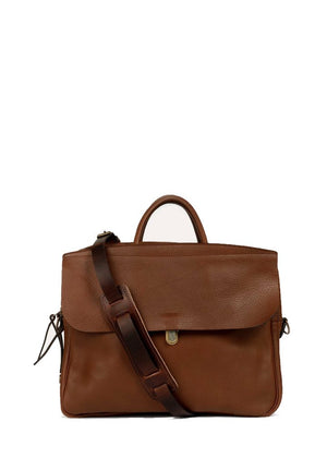 bleu de chauffe Zeppo briefcase Cuba Libre Leather
