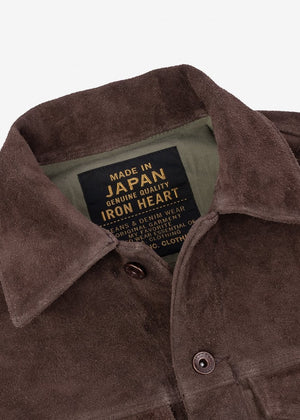 Iron Heart Split Steer Modified Type III jacket Brown