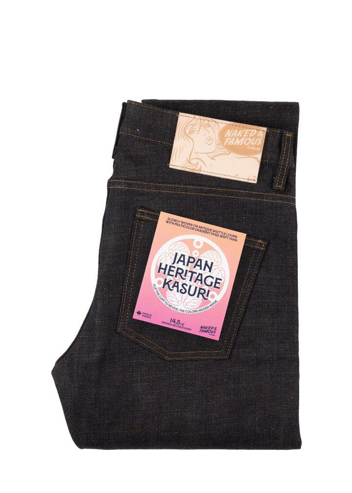 Naked & Famous Super Guy Japan Heritage Kasuri