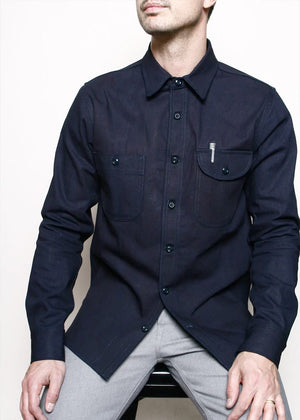 Rogue Territory Work Shirt indigo Selvedge