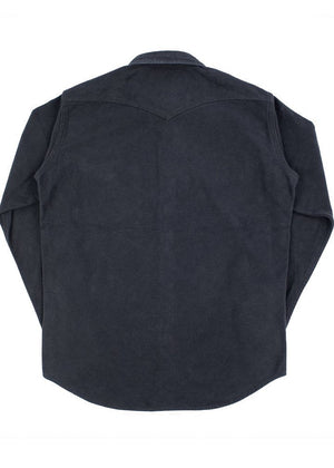 Iron Heart 9oz Raised Whipcord Western Shirt IHSH-330 Black