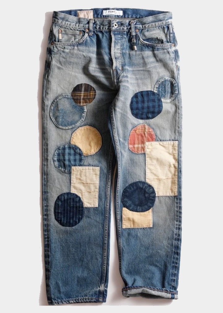 FDMTL Classic Patch Denim MG95 Circle Indigo