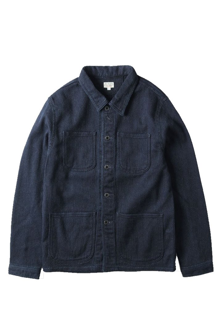 Japan Blue Sashiko Coverall jacket