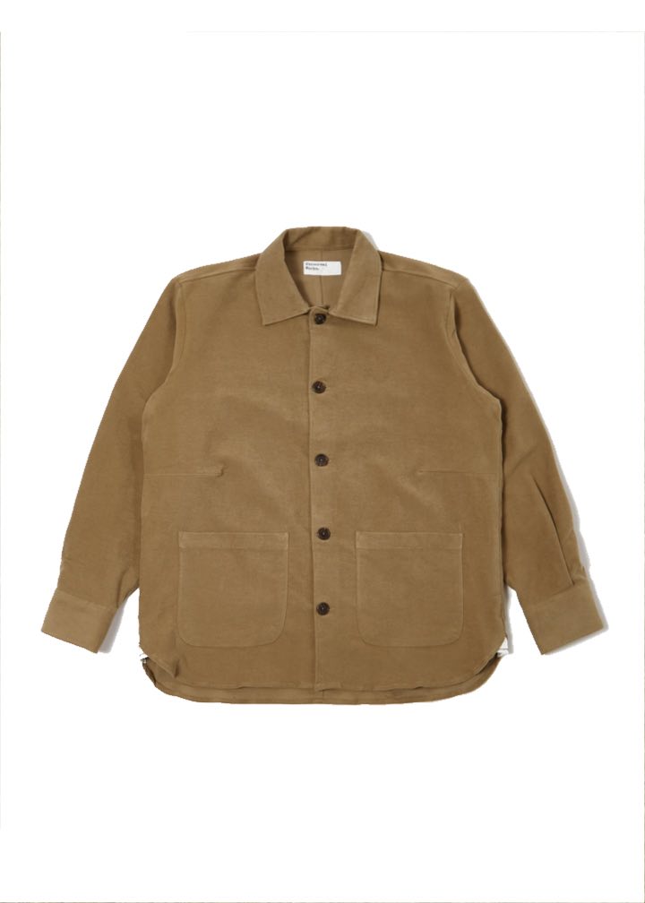 Universal Works Travail Moleskin Shirt Lovat