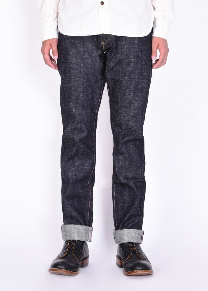 Momotaro 0605-82 16oz Textured Denim Natural Tapered