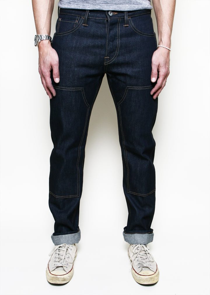 Pure Blue Japan BRK-013-ID Jeans - 13.5oz Broken Twill Denim Slim Tapered