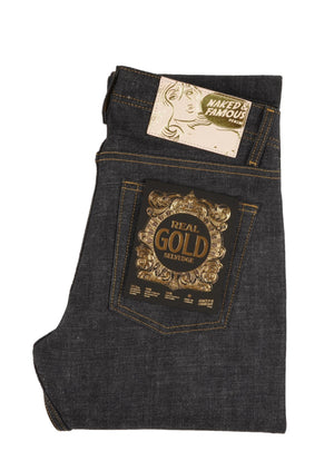 Naked & Famous Weird Guy Real Gold Selvedge