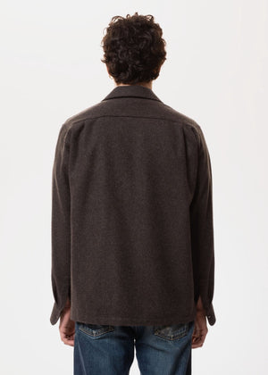 Nudie Jeans Sten Wool Brown Melange