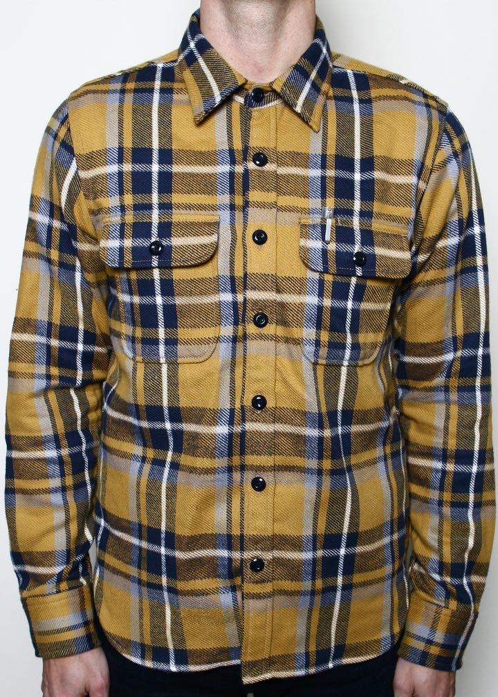 Rogue Territory Field Shirt Gold Plaid