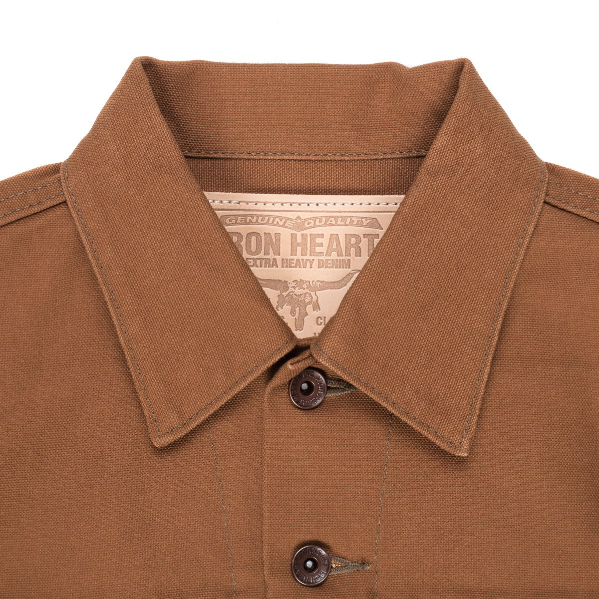 Iron Heart Brown Duck 17oz Type III Jacket IH-2526J