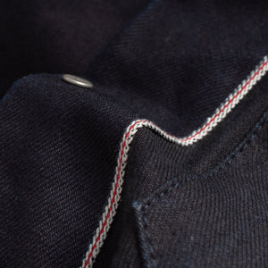 Iron Heart 14oz Selvedge Denim Modified Type III Jacket - Indigo/Black