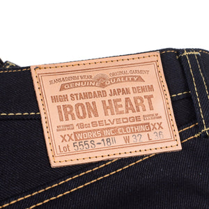 Iron Heart 555S-18II Indigo/Indigo Selvedge Jeans