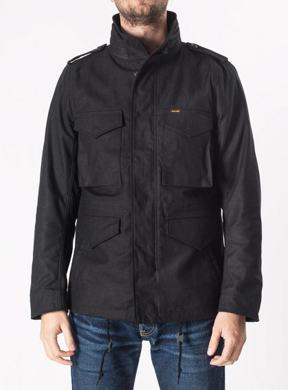 Iron Heart Cotton Sateen Black M65 Jacket