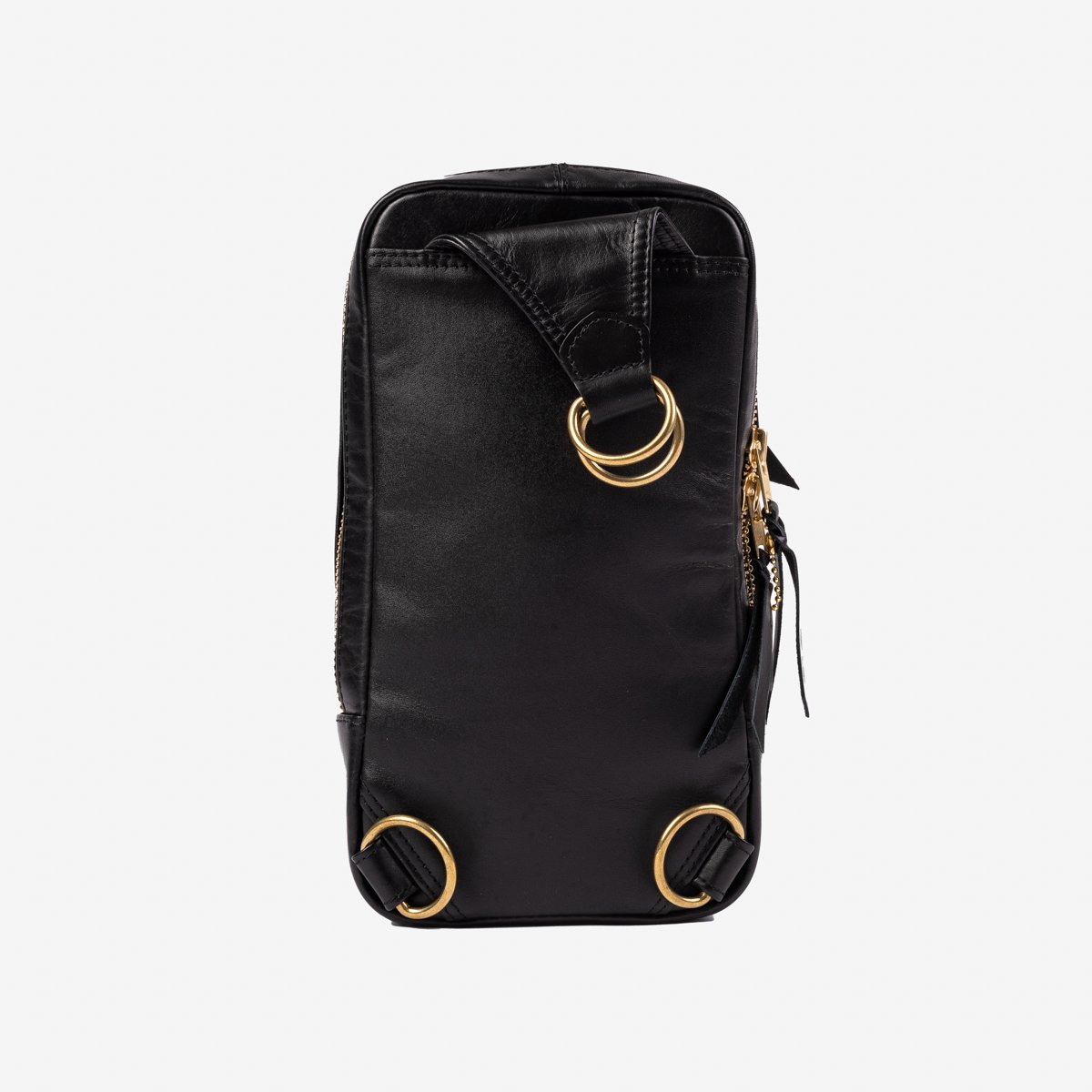 Iron Heart Leather Diamond Stitched Shoulder Bag - Mildblend Supply Co