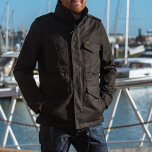 Iron Heart Cotton Sateen Black M65 IHM-27 Jacket