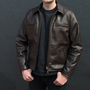 Iron Heart X Simmons Bilt Blattwerk Leather Work Jacket 