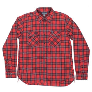 Iron Heart IHSH-179 Red Check 6oz Flannel