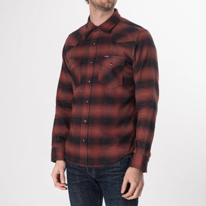 Iron Heart IHSH-195 Red Flannel Shirt