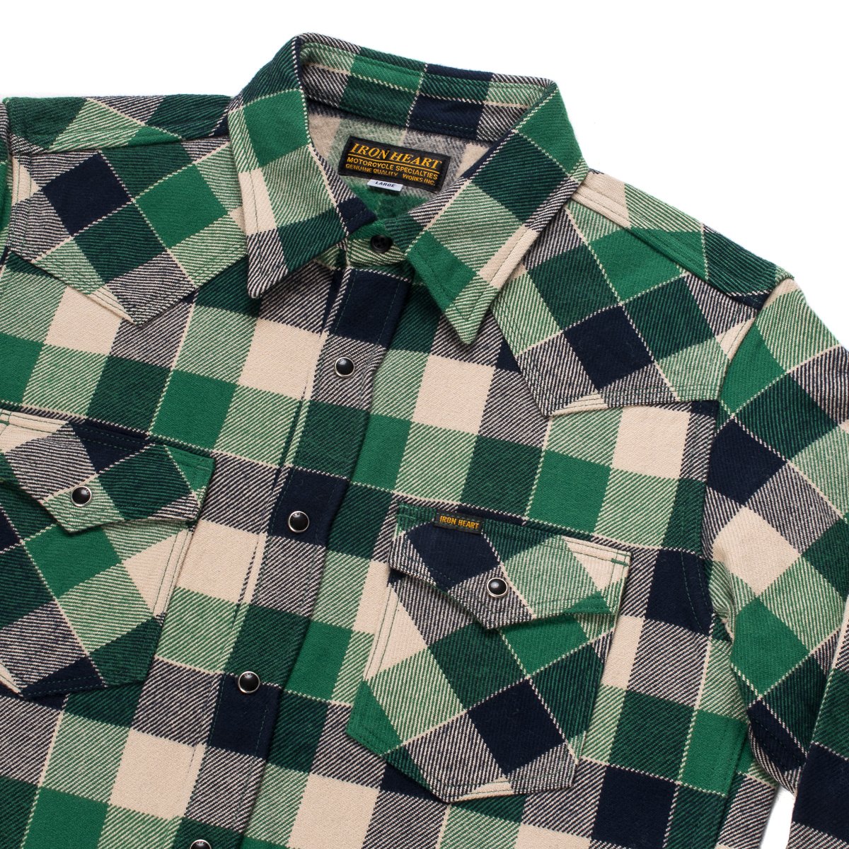 Iron Heart IH-203-GRN Ultra Heavy Green Check