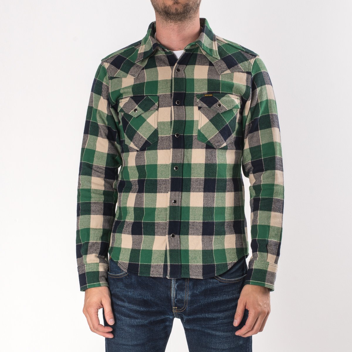 Iron Heart IH-203-GRN Ultra Heavy Green Check