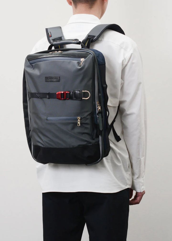 Master-Piece Potential v3 2 Way Backpack Gray Blue - Mildblend