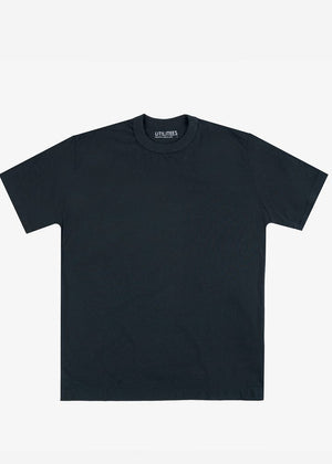 Iron Heart 5.5oz Loopwheel Crew Neck T-Shirt Black