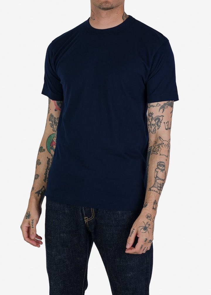 Utilitees 5.5oz Loopwheel Crew Neck T-Shirt Navy
