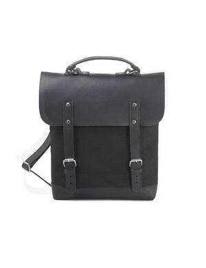 Enter Leather/Canvas Messenger Tote