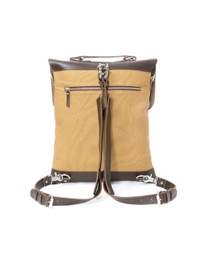 Enter Leather/Canvas Messenger Tote