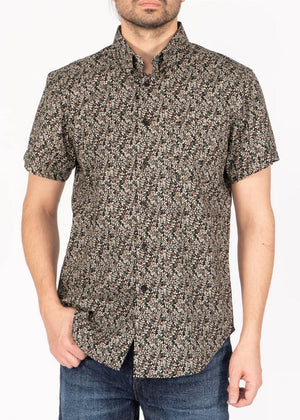 Naked & Famous Easy Shirt S/S Nuts & Berries