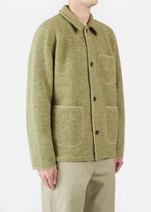 Universal Works Blanket Field Jacket Olive Wool