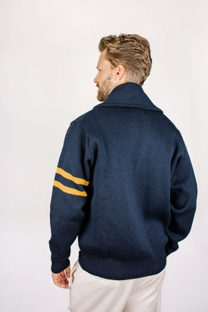 Peregrine Moore Cardigan Navy