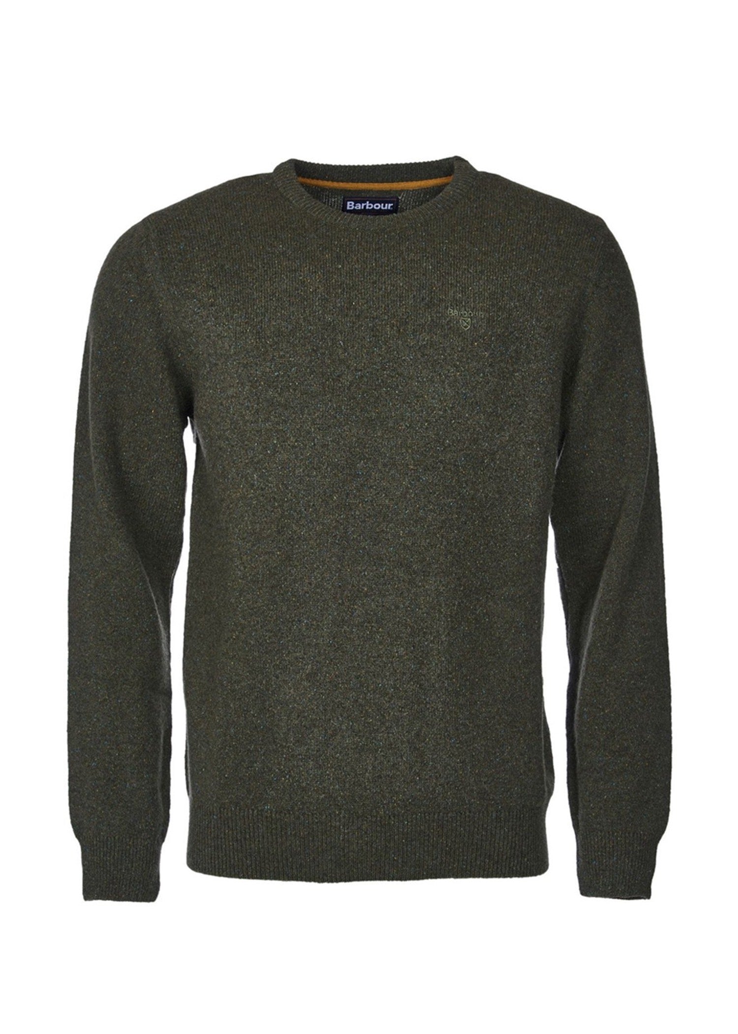 Barbour Tisbury Crewneck Sweater in Forest Green