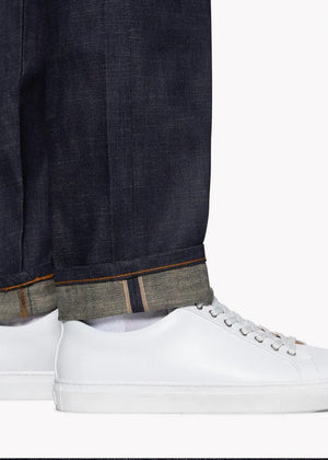 Naked & Famous Easy Guy Perfect Blue Slub Stretch Selvedge