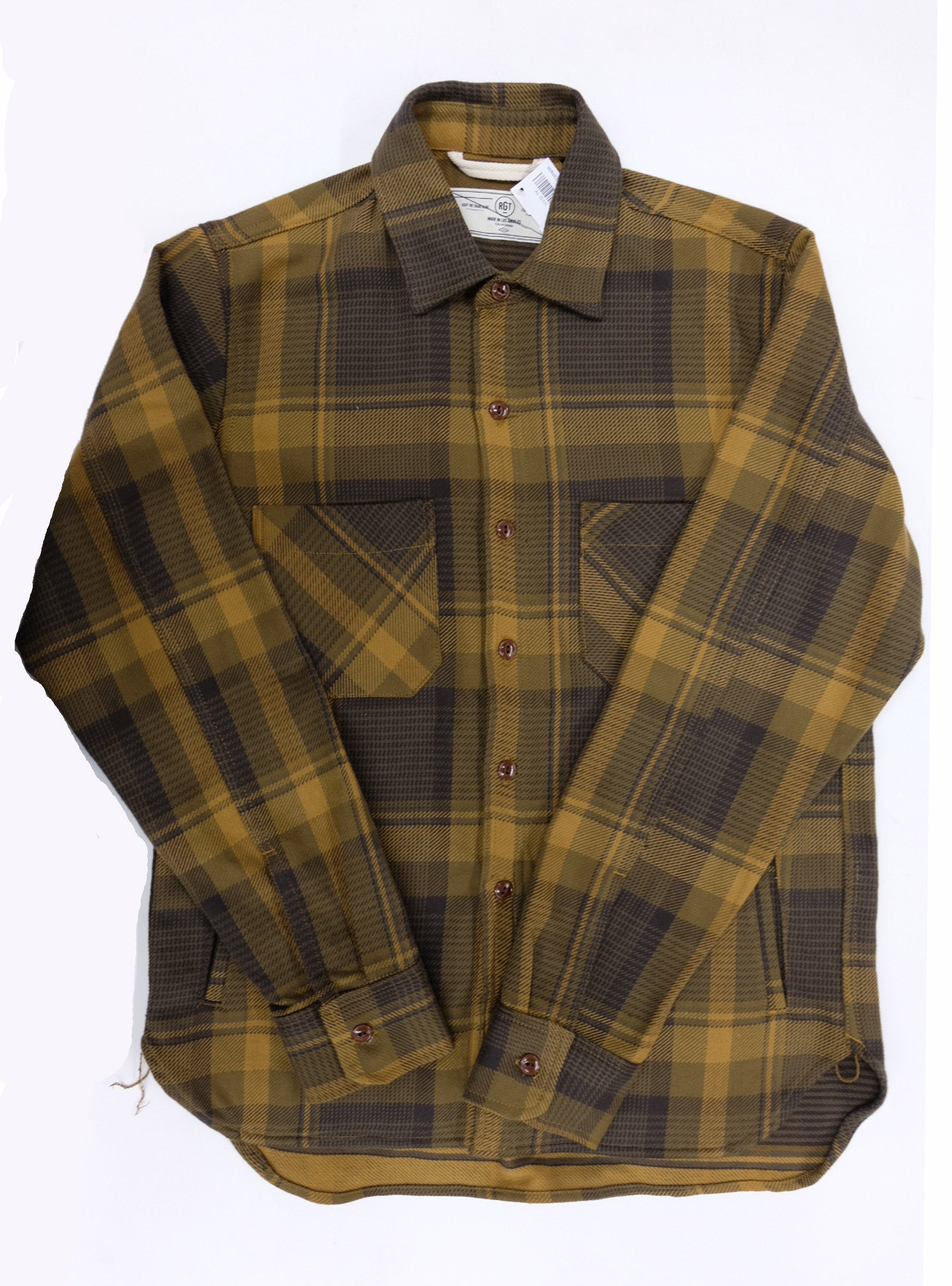 Rogue Territory Service Shirt Brown Plaid