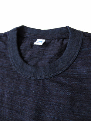 Pure Blue Japan Long Sleeve Slub Jersey