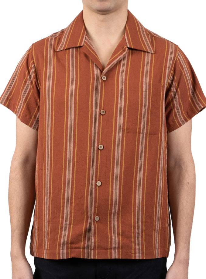 Naked & Famous Sahara Stripe in Brick