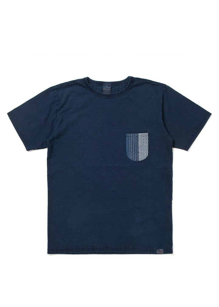 Studio D'Artisan Noragi Kasuri Sashiko T-Shirt