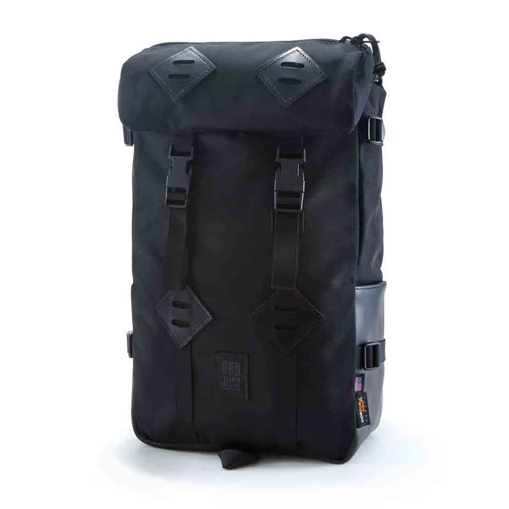 Topo Designs Klettersack Black Ballistic Leather