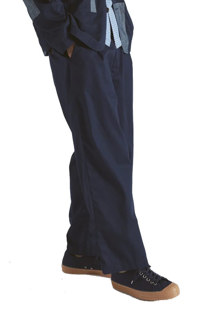Universal Works Sailor Pants in Navy Fine Twill