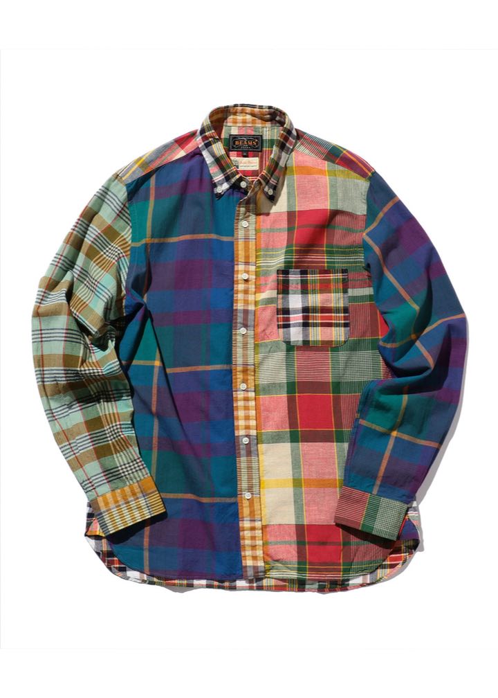 Beams Plus B.D. Madras Indian Check Multi