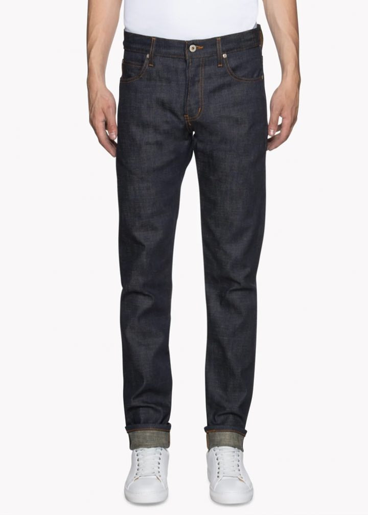 Naked & Famous Super Guy Perfect Blue Slub Stretch Selvedge