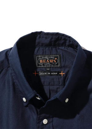 Beams Plus B.D. Fine Broad Cloth Navy