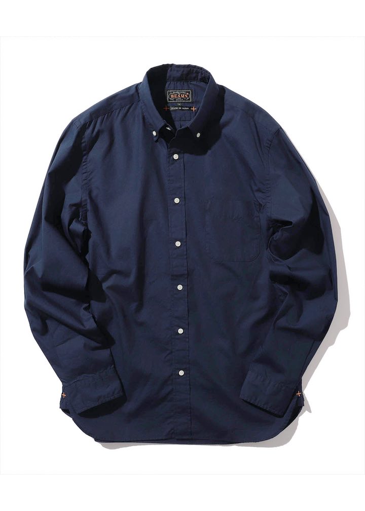 Beams Plus B.D. Fine Broad Cloth Navy