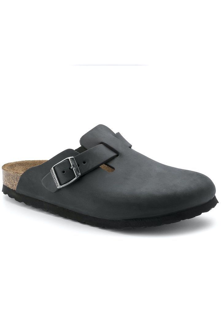 Birkenstock Boston 5946 Black Oiled Leather
